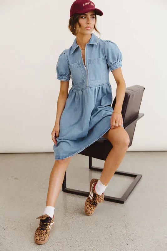 Georgia Denim Midi Dress - FINAL SALE sold by bohme