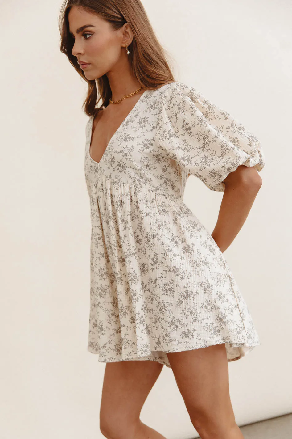 Tilly Floral Romper - FINAL SALE sold by bohme product image thumbnail 2
