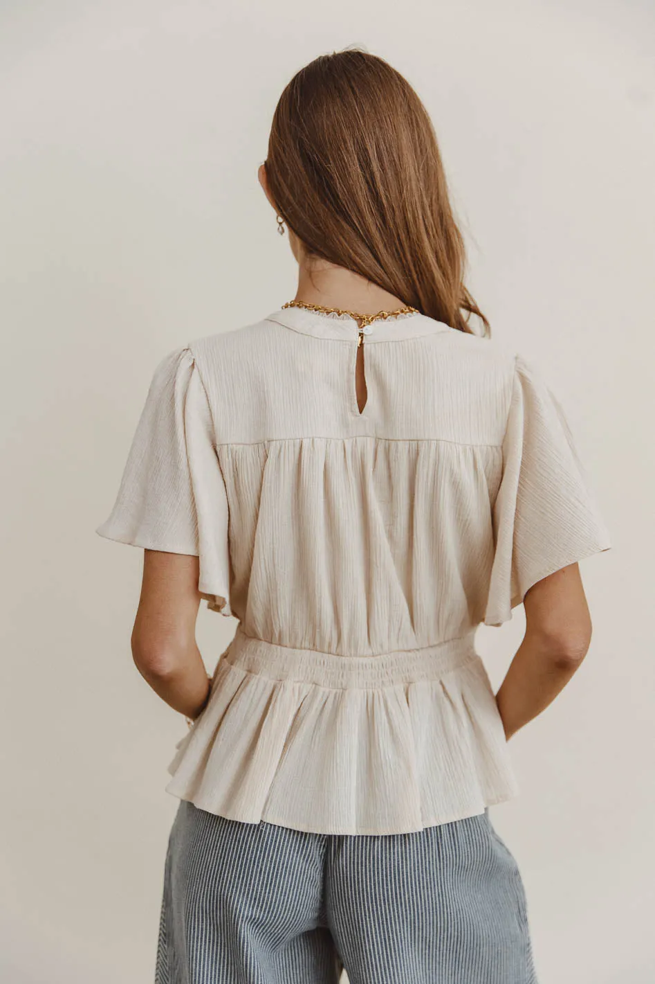 Gwen Textured Blouse - FINAL SALE sold by bohme product image thumbnail 3