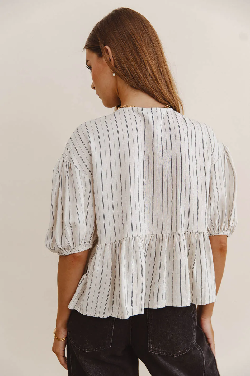 Hyland Peplum Top - FINAL SALE sold by bohme product image thumbnail 2