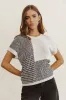 Bennie Colorblock Sweater in Black - FINAL SALE sold by bohme