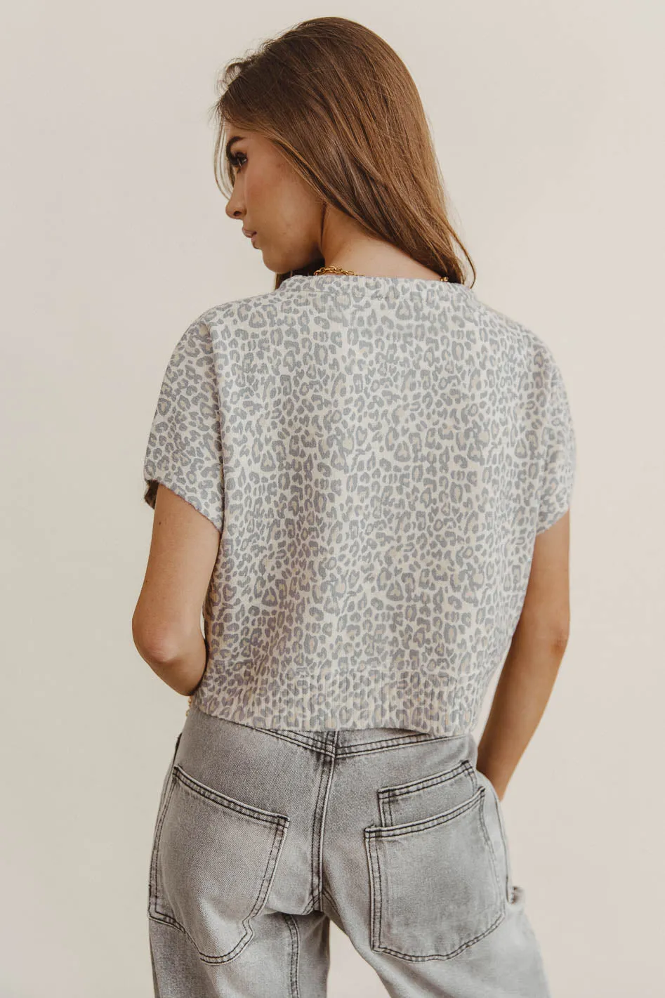 Izzie Leopard Cardigan sold by bohme product image thumbnail 2