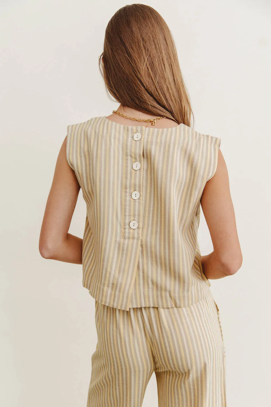 Alix Striped Tank Top - FINAL SALE sold by bohme product image thumbnail 2