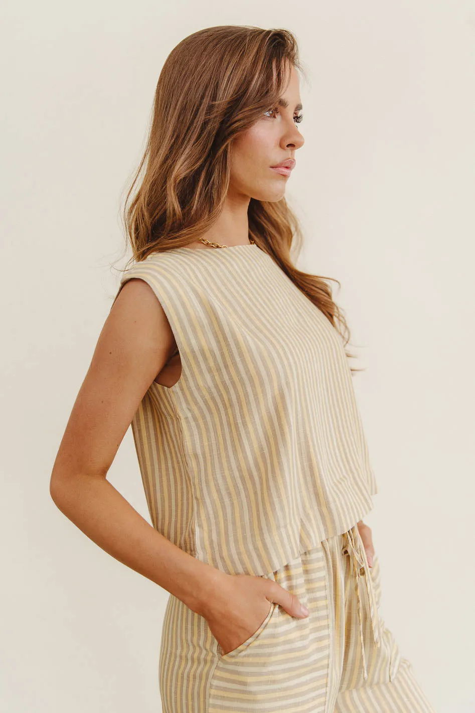 Alix Striped Tank Top - FINAL SALE sold by bohme product image thumbnail 3