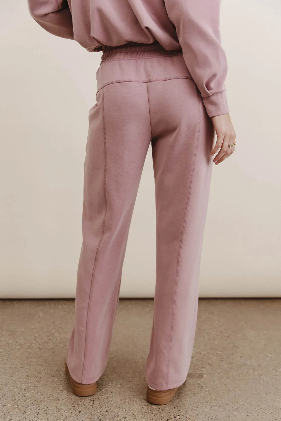 Balance Wide Leg Pants in Mauve - FINAL SALE sold by bohme product image thumbnail 3
