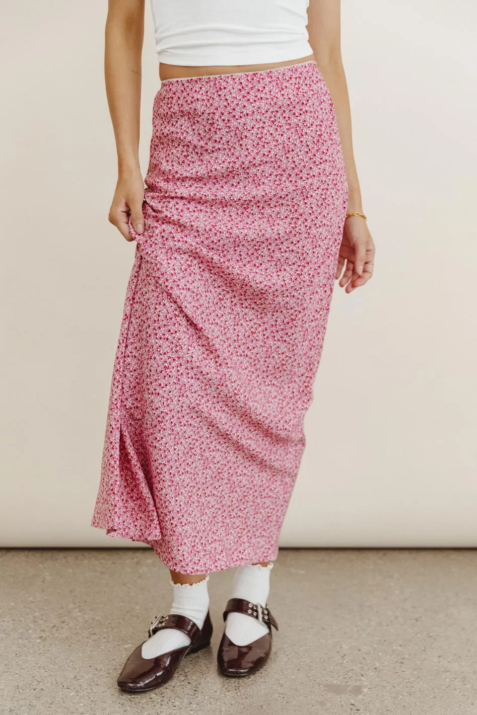 Angel Floral Maxi Skirt sold by bohme product image thumbnail 5