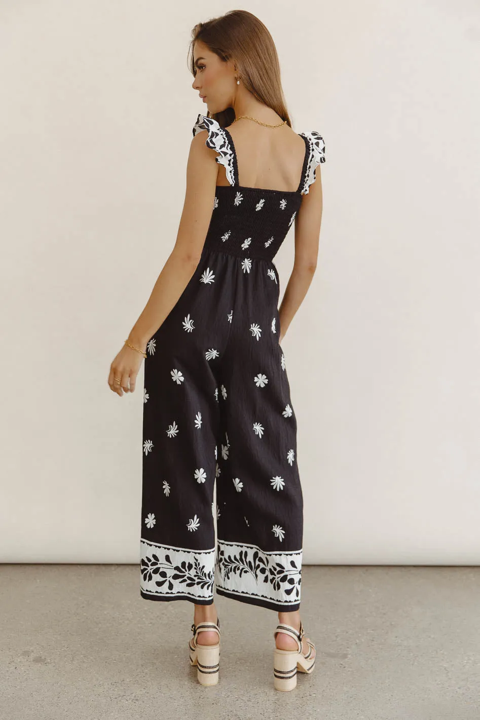 Krista Smocked Jumpsuit - FINAL SALE sold by bohme product image thumbnail 2