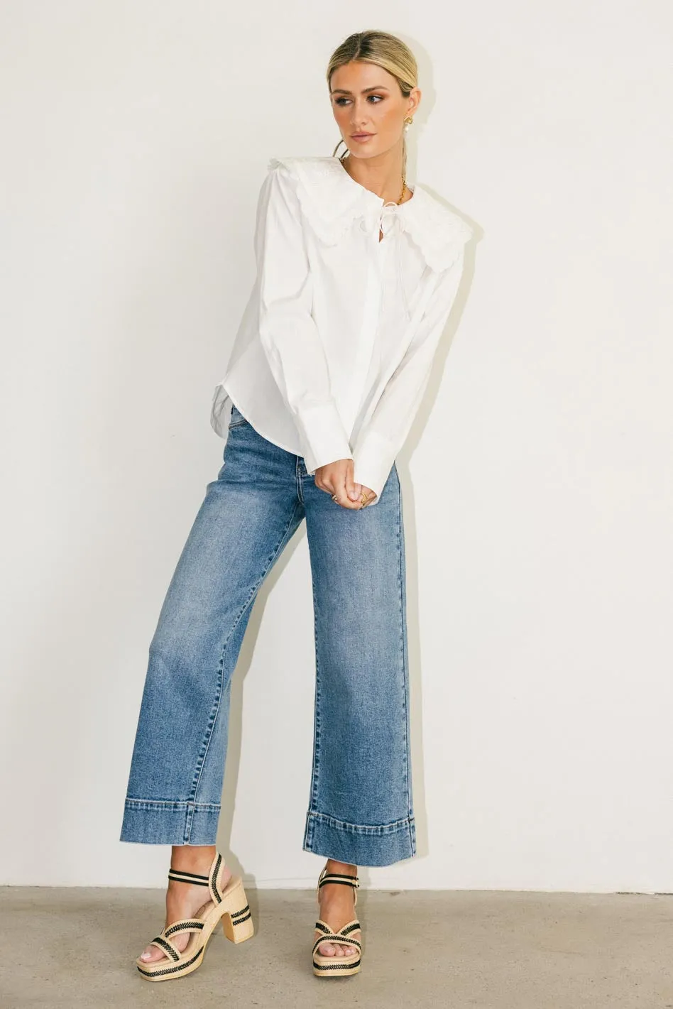 Matea Collared Blouse - FINAL SALE sold by bohme product image thumbnail 4