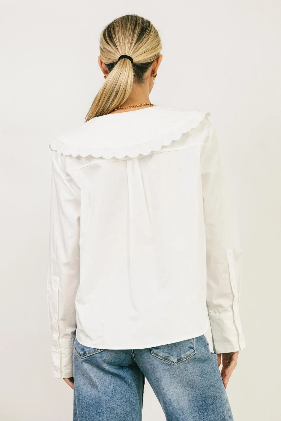 Matea Collared Blouse - FINAL SALE sold by bohme product image thumbnail 2
