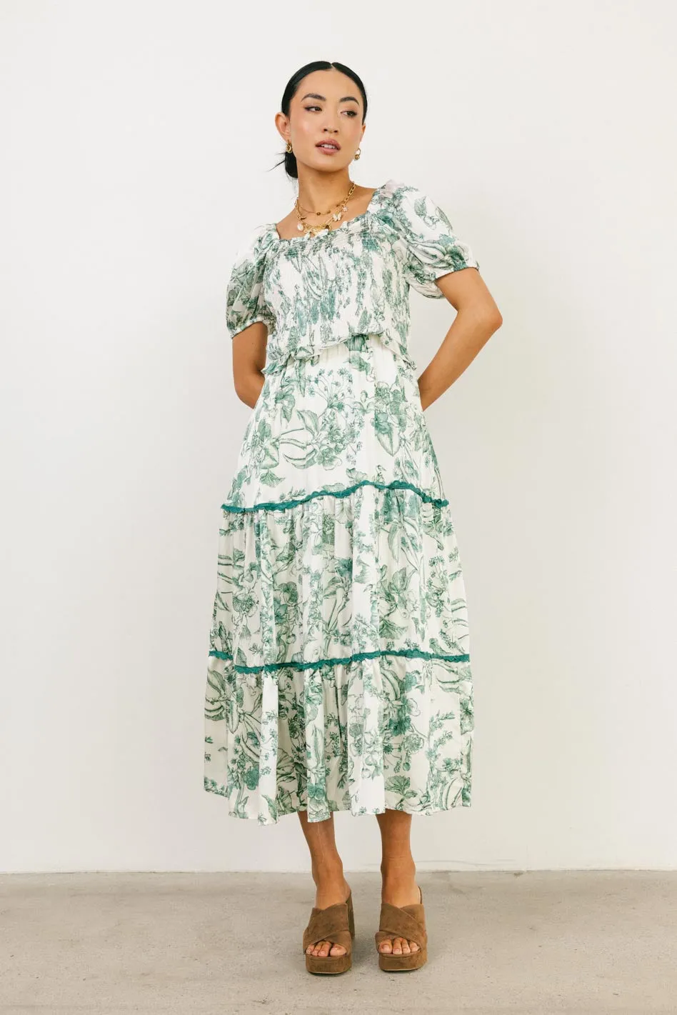 Feraway Floral Maxi Dress - FINAL SALE sold by bohme product image thumbnail 5