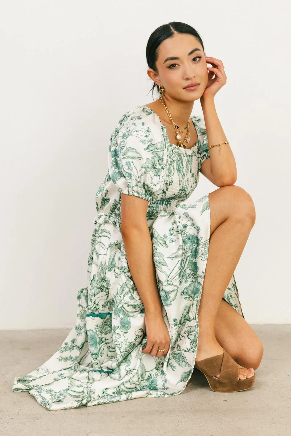 Feraway Floral Maxi Dress - FINAL SALE sold by bohme product image thumbnail 3