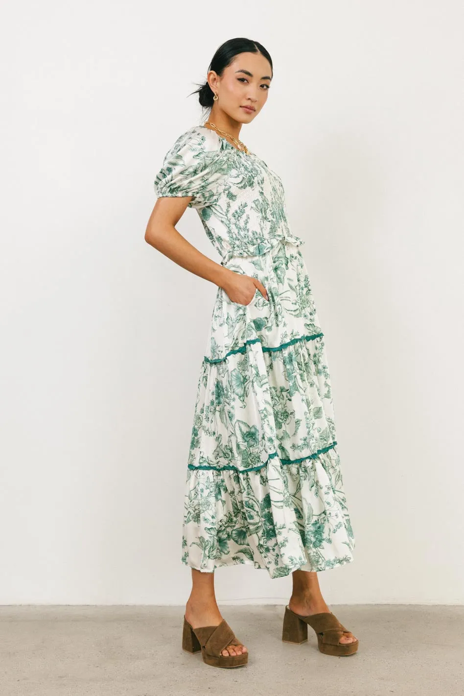 Feraway Floral Maxi Dress - FINAL SALE sold by bohme product image thumbnail 2
