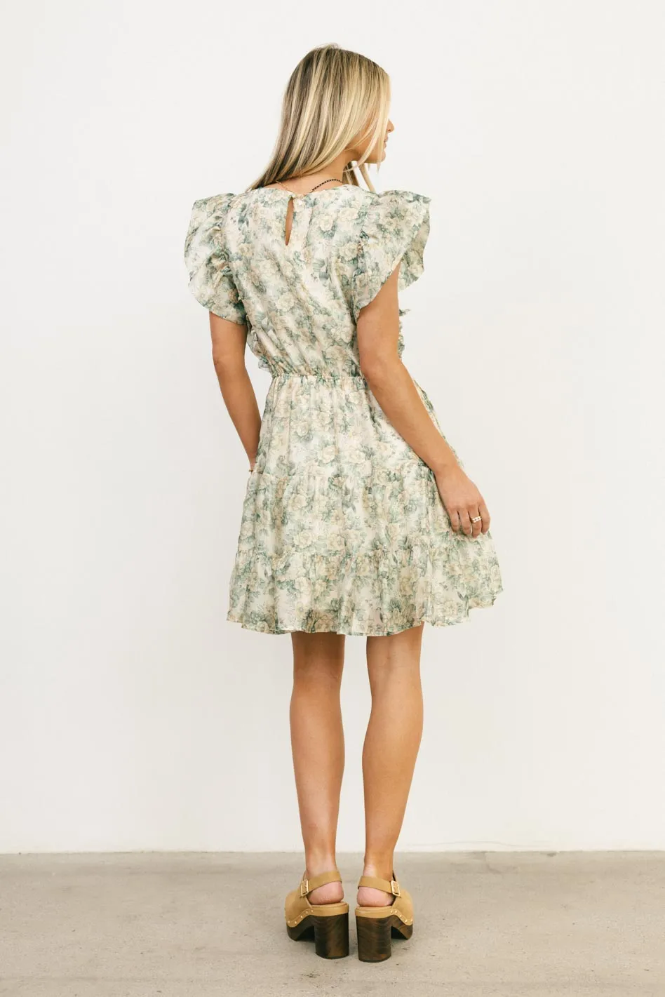 Katrina Ruffled Mini Dress - FINAL SALE sold by bohme product image thumbnail 3