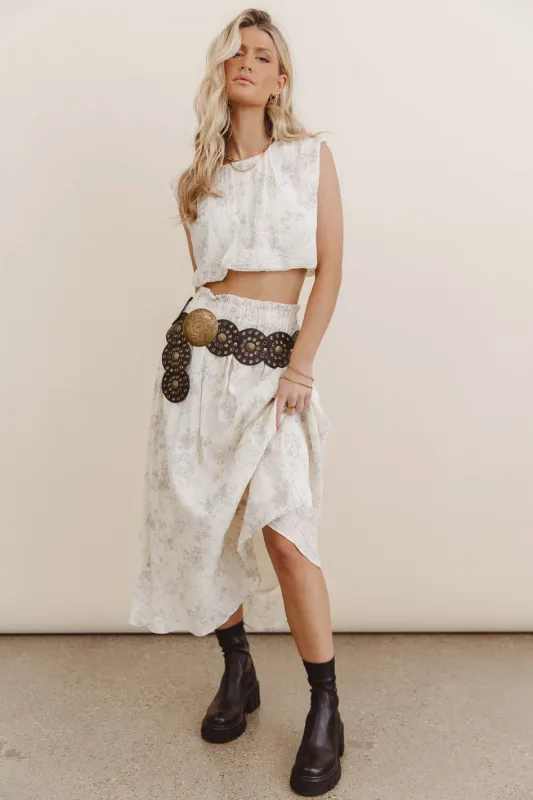 Trinity Floral Balloon Top - FINAL SALE sold by bohme