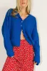 Maci Cardigan in Blue sold by bohme