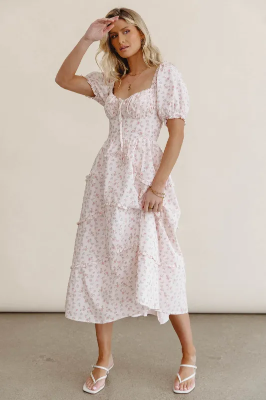 Jamie Floral Midi Dress sold by bohme