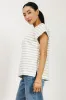 Kaycie Muscle Tee in Grey sold by bohme