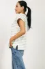 Kaycie Muscle Tee in Grey sold by bohme