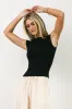 Betty Basic Knit Top in Black sold by bohme