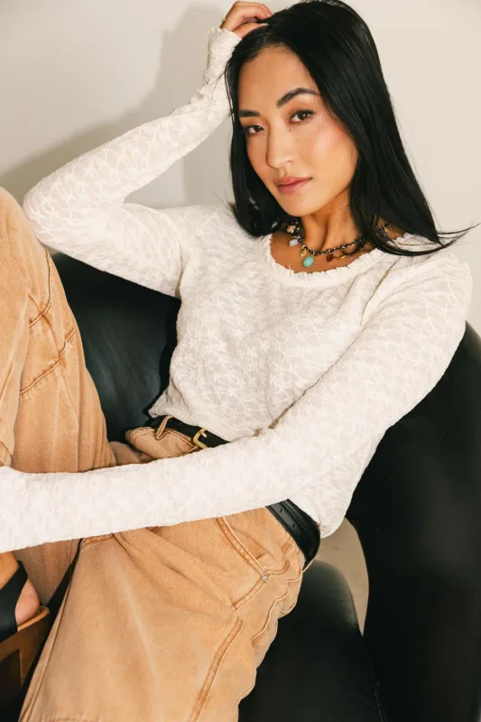 Gracey Lace Top in Cream - FINAL SALE sold by bohme