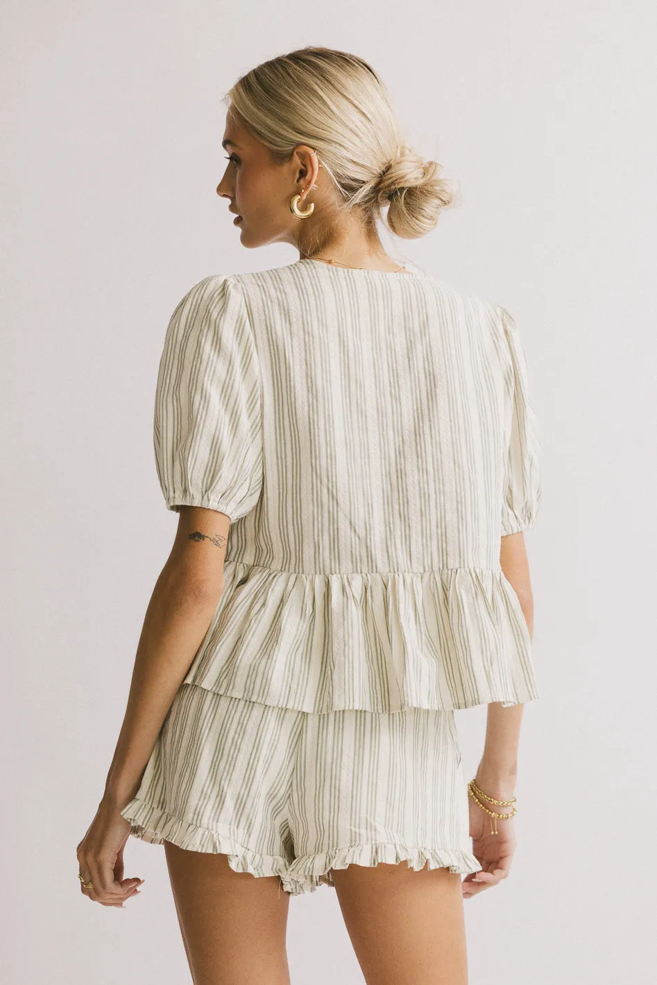 Ethel Striped Shorts - FINAL SALE sold by bohme product image thumbnail 4