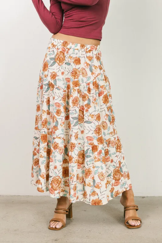 Moss Floral Midi Skirt - FINAL SALE sold by bohme