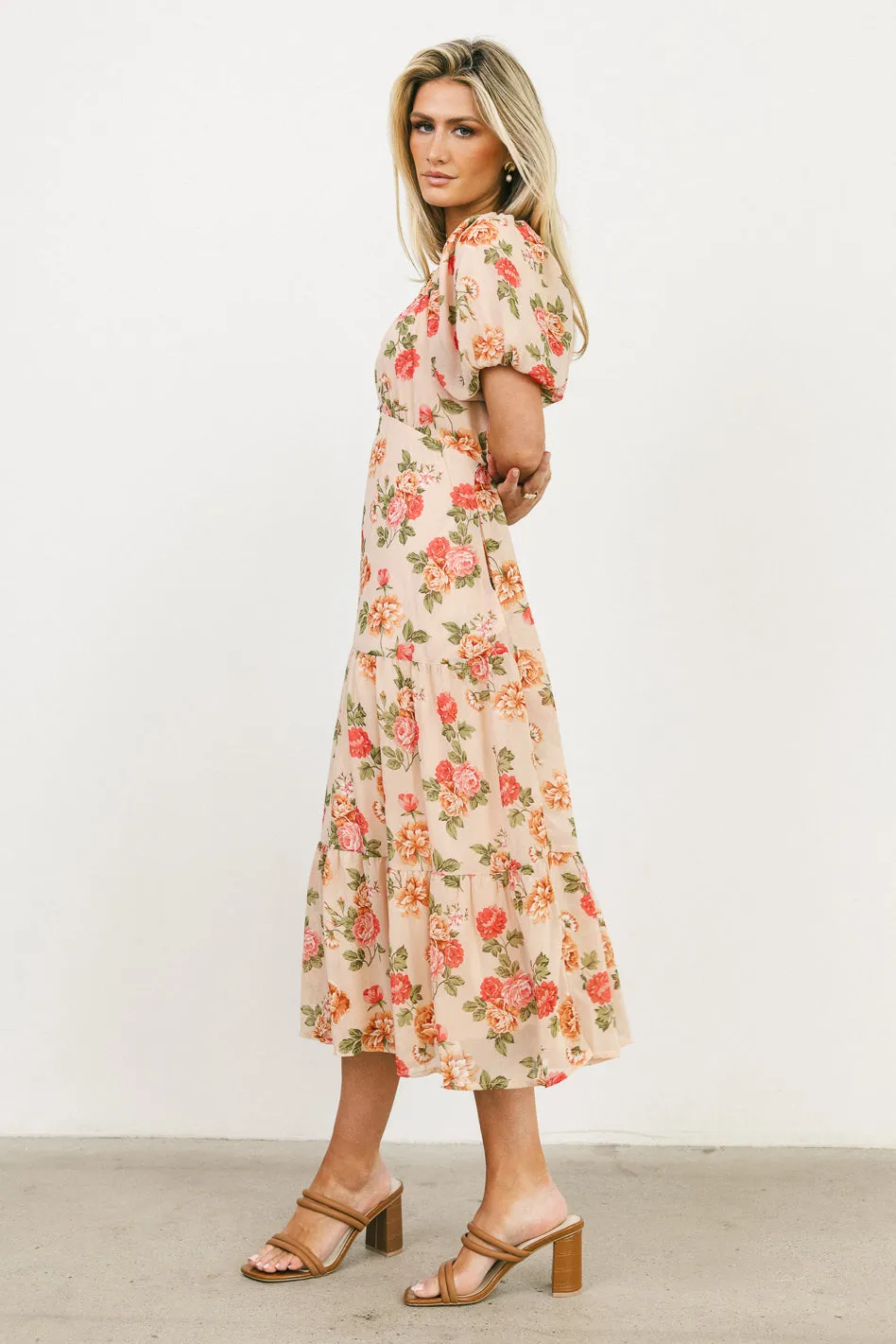 Patricia Floral Midi Dress - FINAL SALE sold by bohme product image thumbnail 3