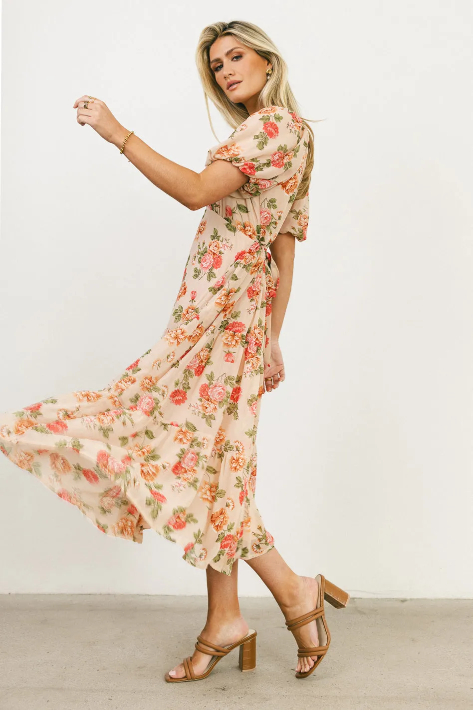 Patricia Floral Midi Dress - FINAL SALE sold by bohme product image thumbnail 5