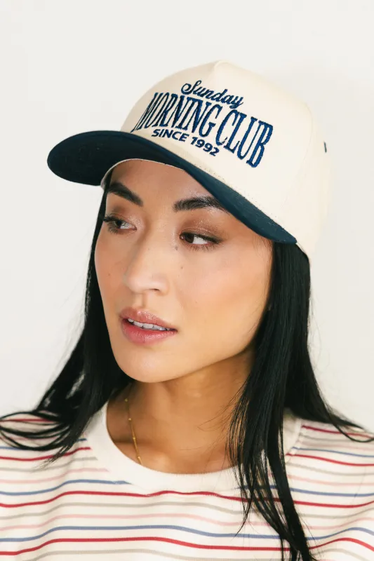 Sunday Morning Club Baseball Cap sold by bohme