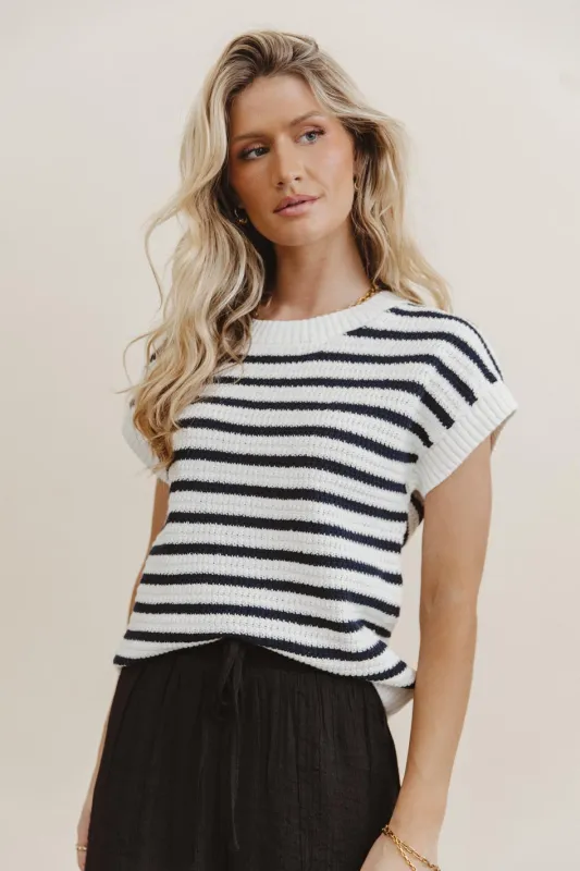 Marcel Knit Sweater in Navy - FINAL SALE sold by bohme