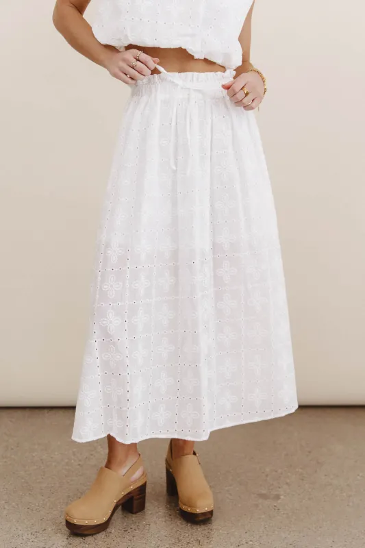 Bridget Embroidered Midi Skirt - FINAL SALE sold by bohme