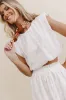 Bridget Embroidered Balloon Top - FINAL SALE sold by bohme