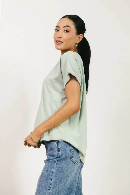 Khloe Knit Top in Sage - FINAL SALE sold by bohme