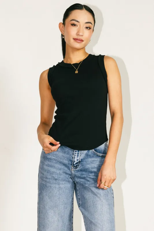 Kimberly Tank Top in Black - FINAL SALE sold by bohme