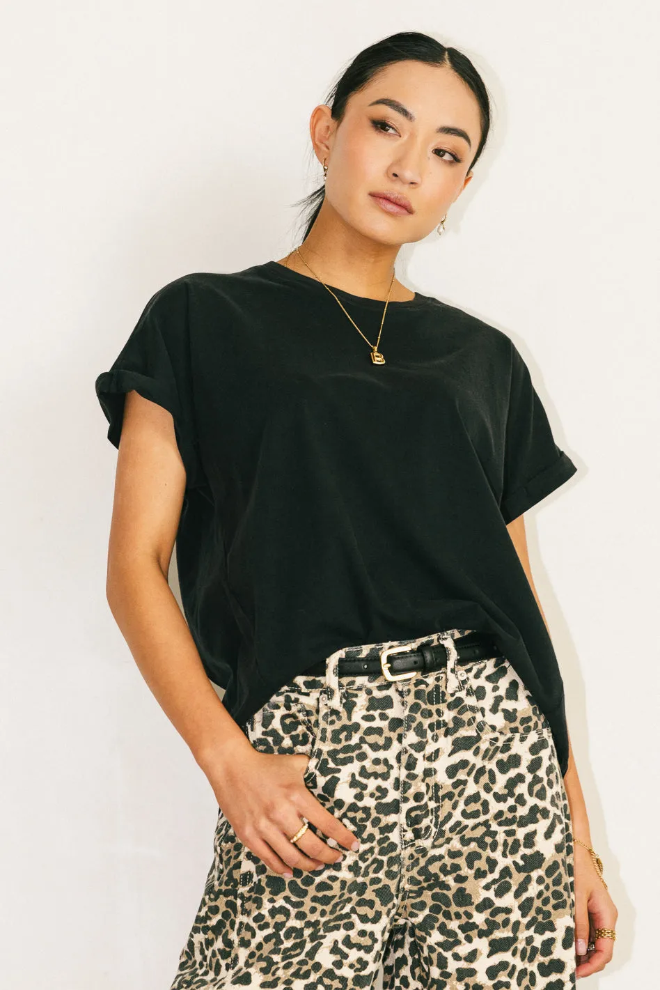 Khloe Knit Top in Black - FINAL SALE sold by bohme product image thumbnail 3