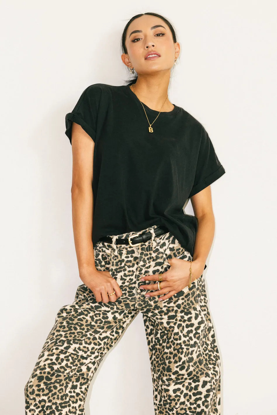 Khloe Knit Top in Black - FINAL SALE sold by bohme