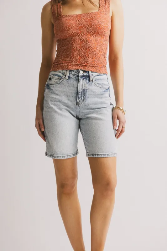 Quinn Light Wash Bermuda Shorts - FINAL SALE sold by bohme