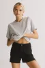Pauly Short Sleeve Top in Heather Grey - FINAL SALE sold by bohme