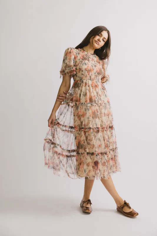 Janette Floral Midi Dress - FINAL SALE sold by bohme