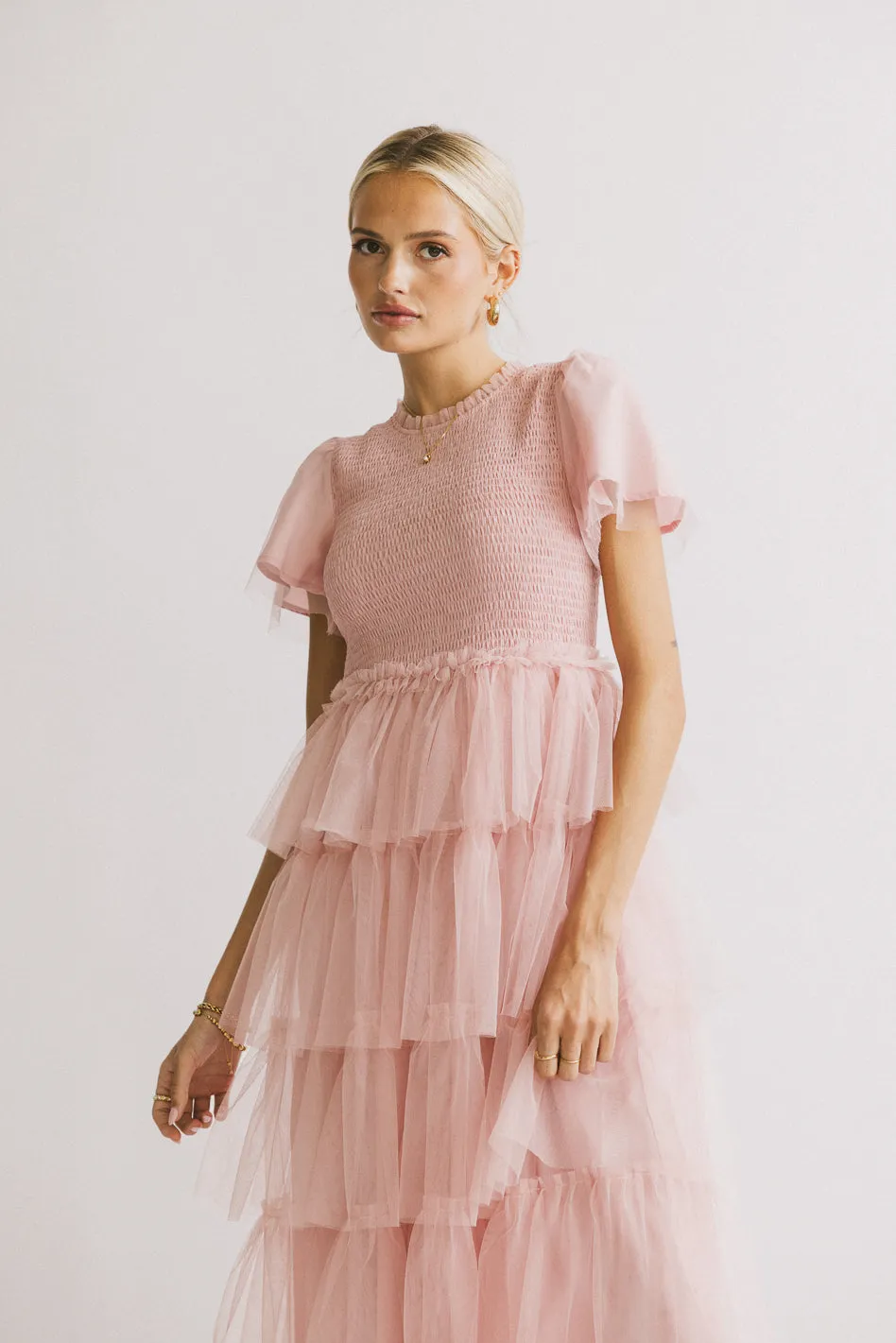 Marcella Ruffle Midi Dress - FINAL SALE sold by bohme product image thumbnail 5