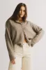 Maci Cardigan in Mocha sold by bohme