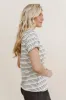 Christopher Striped Tee in Black - FINAL SALE sold by bohme