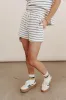 Jessie Striped Shorts in Black - FINAL SALE sold by bohme
