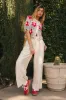 Quinlen Wide Leg Pants in Natural - FINAL SALE sold by bohme