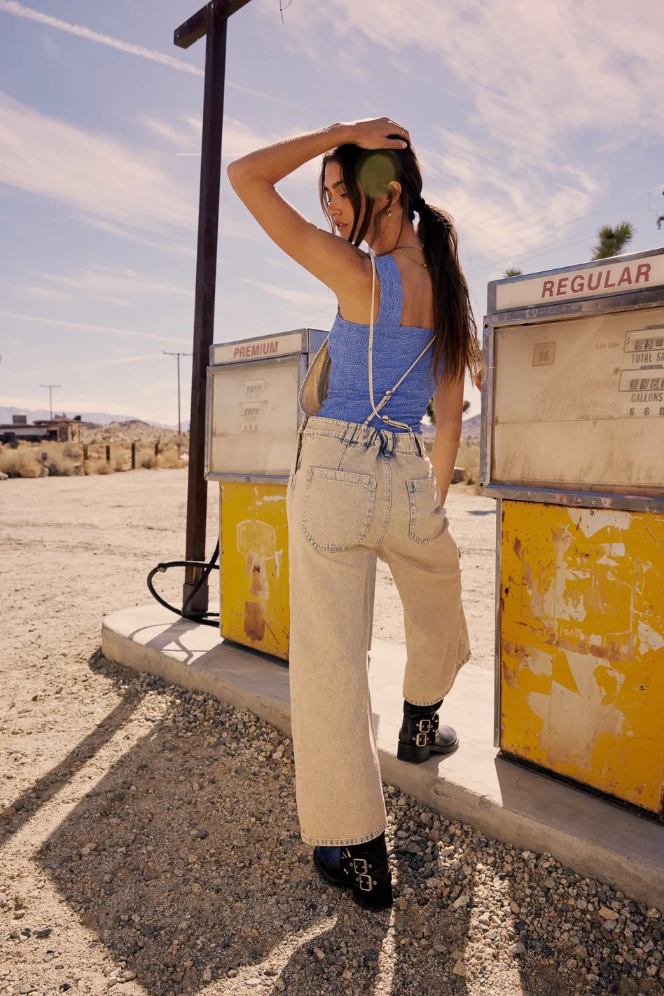 Miller Light Wash Overalls sold by bohme product image thumbnail 2
