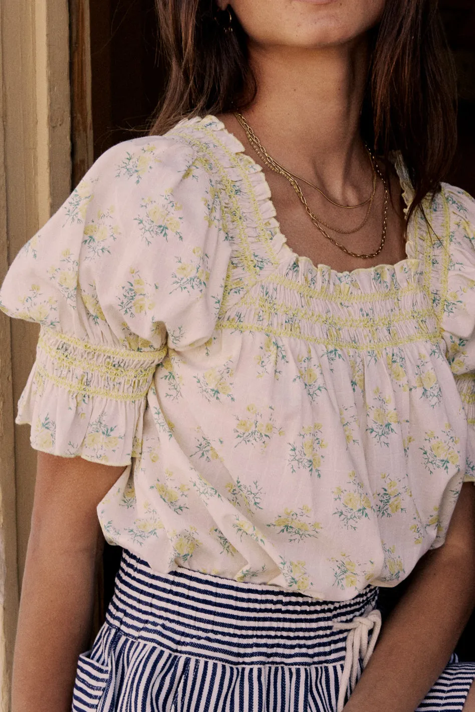 Karrie Floral Blouse - FINAL SALE sold by bohme product image thumbnail 2