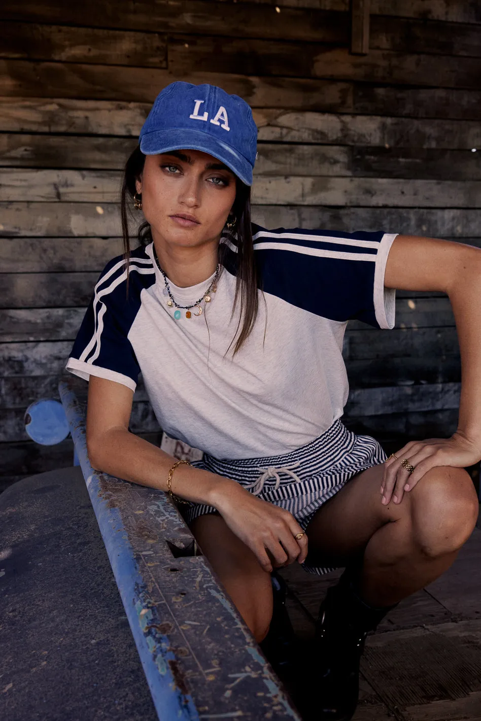 Peyson Striped Tee sold by bohme product image thumbnail 3