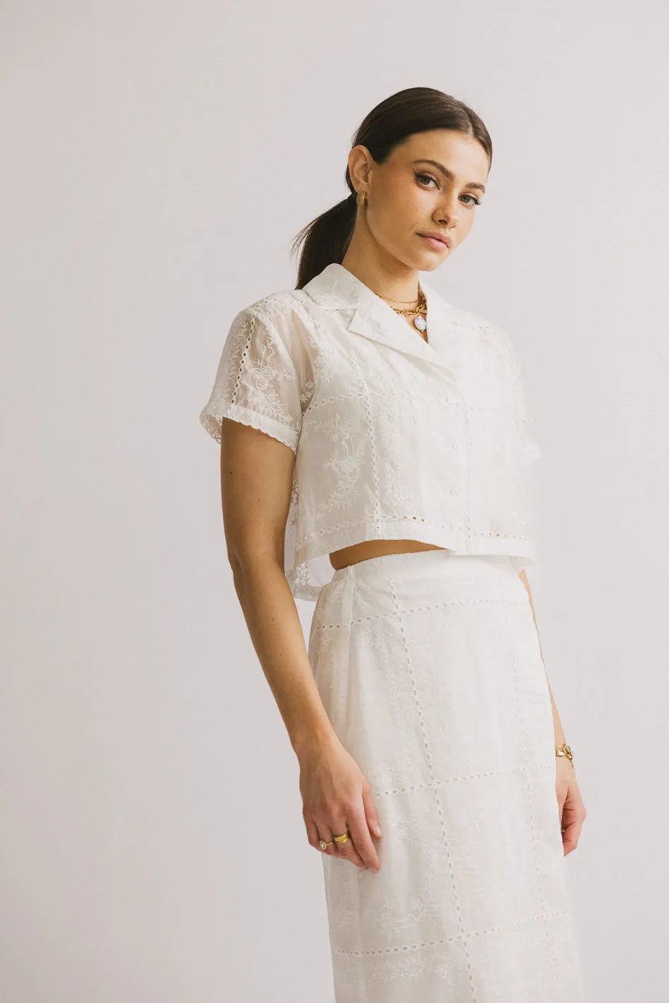 Millie Collared Button Up - FINAL SALE sold by bohme