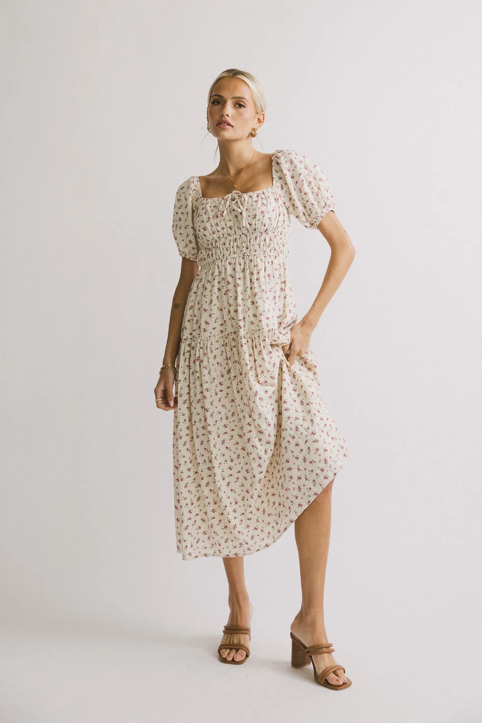 Mirielle Floral Maxi Dress sold by bohme