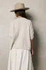Leah Knit Cardigan in Oatmeal sold by bohme